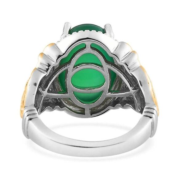 Karis, Not Worn, Malagasy Labradorite Solitaire  Ring,  . Size 7, Stamped - Picture 4 of 8